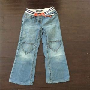 Mini Boden Denim Heart Jeans